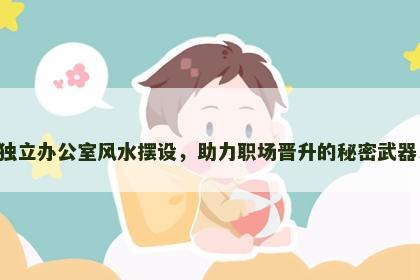 独立办公室风水摆设，助力职场晋升的秘密武器！