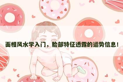 面相风水学入门，脸部特征透露的运势信息！