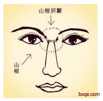 相术：男鼻看财、女鼻看夫，男女不同。